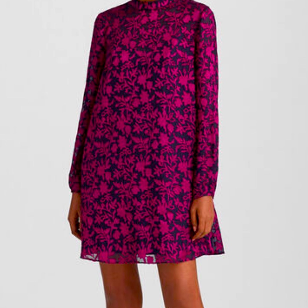 NWT Club Monaco Burnout Swing Dress